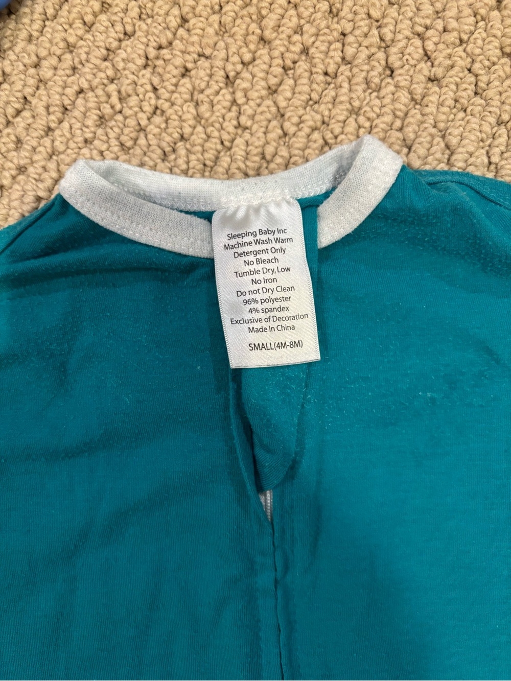 Sleeping Baby Inc. Teal Kids Sleep Sack - Small